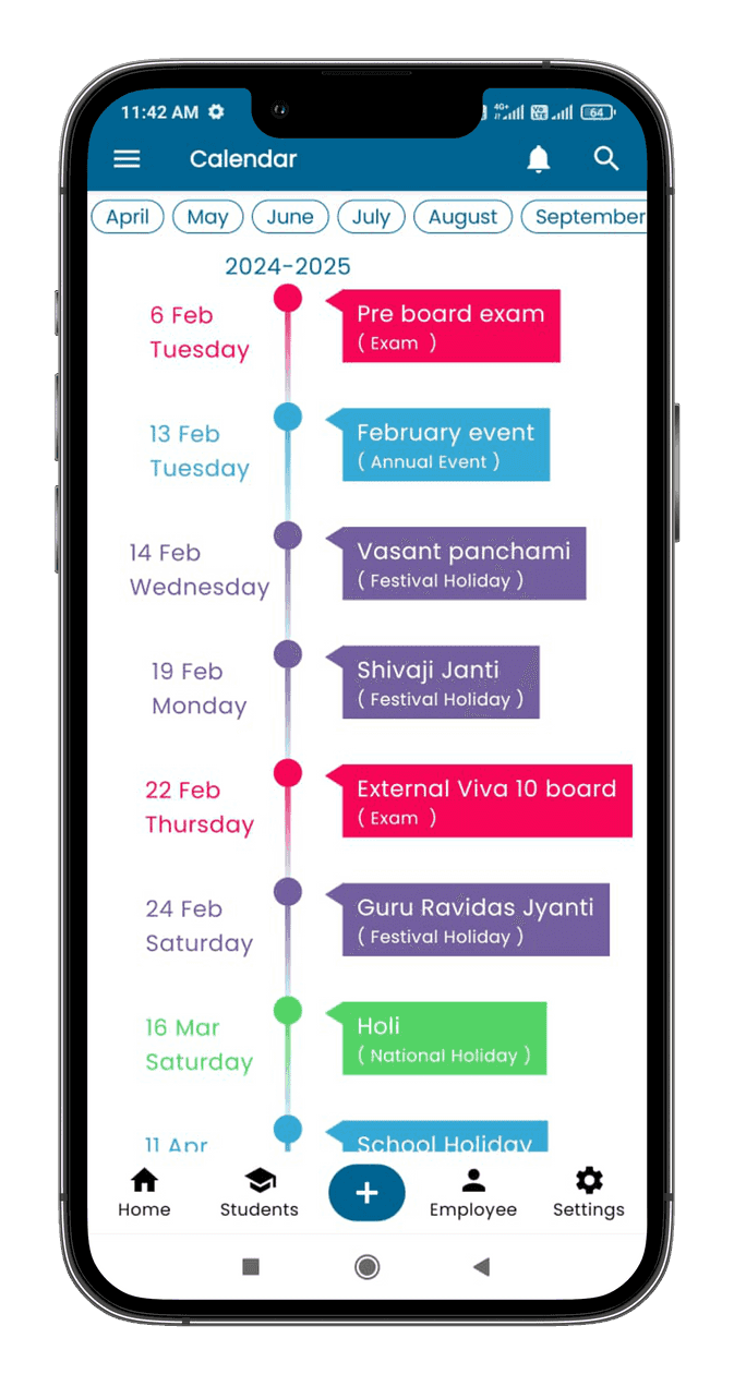 Calendar View
